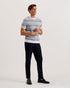 SREVEL-Knitwear-SS Regular Jacquard T-Shirt- Ted Baker Romania